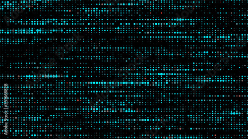 Matrix abstract glitch blue background. Abstract green vector illustration.