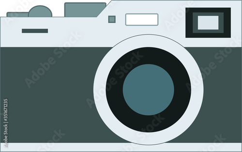 Vector de una cámara de fotos 