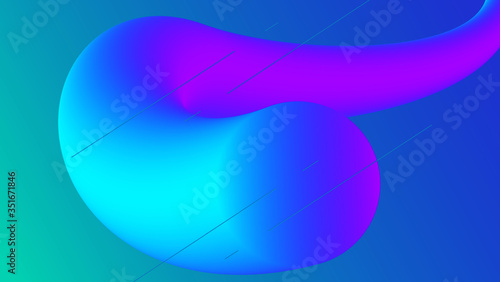 minimalist abstract background design with blue gradient color. vector illustrator