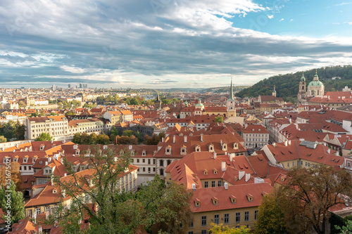 General view of the city of Prague