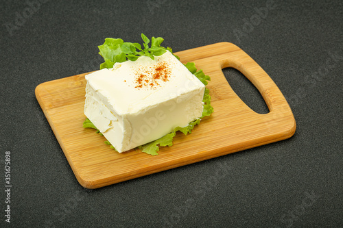 Greek traditional soft feta cheese