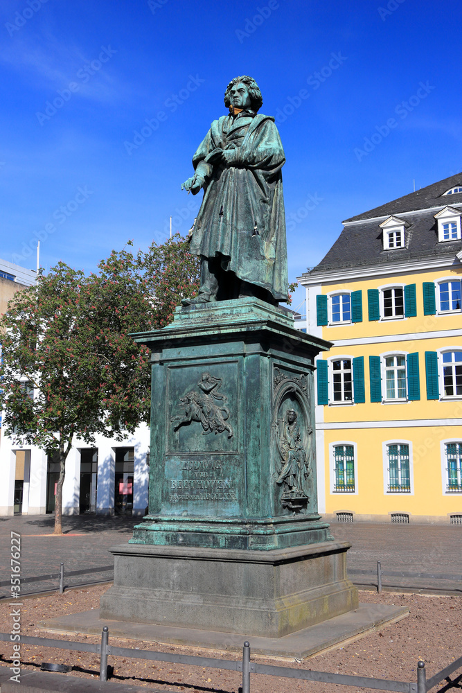 Monument of Ludwig van Beethoven. Bonn, Germany.