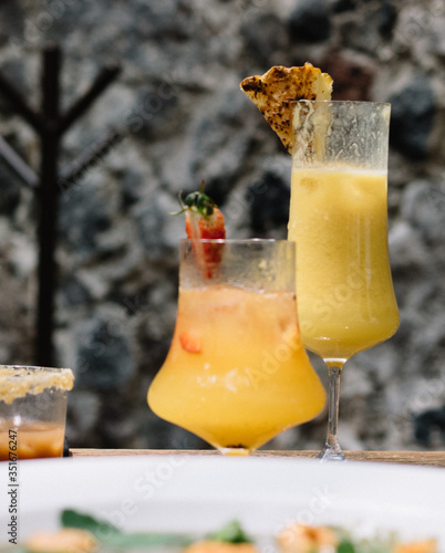 Mezcal mexican cocktail 