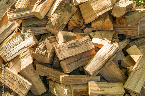 Cuadro en lienzo Brennholz22052020b