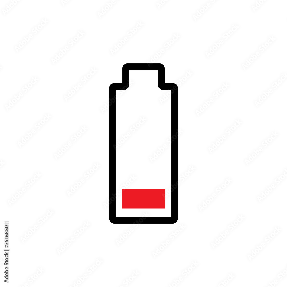 Battery Icon Vector Design Illustration Battery Icon Vector Design Illustration