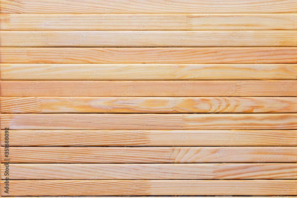 Obraz premium Yellow wood planks texture, background