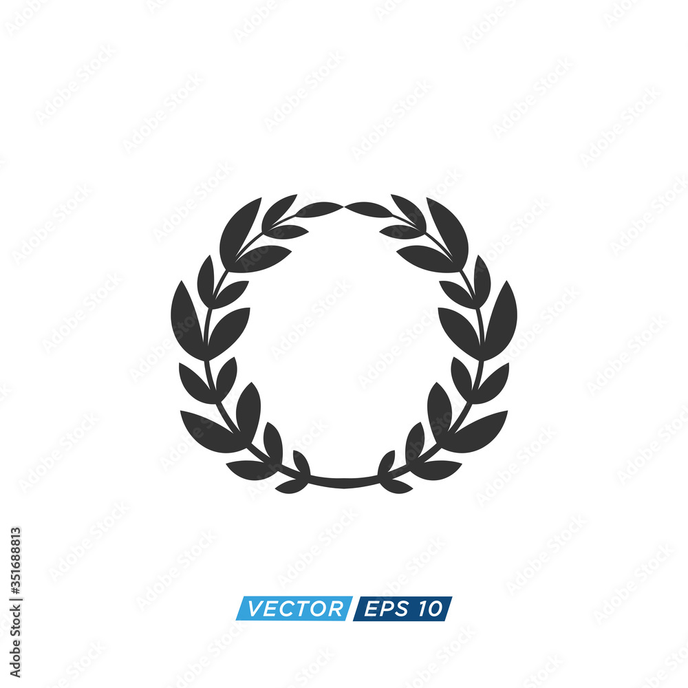 Laurel Wreath Icon Design Vector Laurel Wreath Icon Design Vector