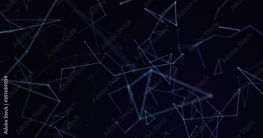 Animation of blue and purple light trails on blue background Animation of blue and purple light trails on blue background