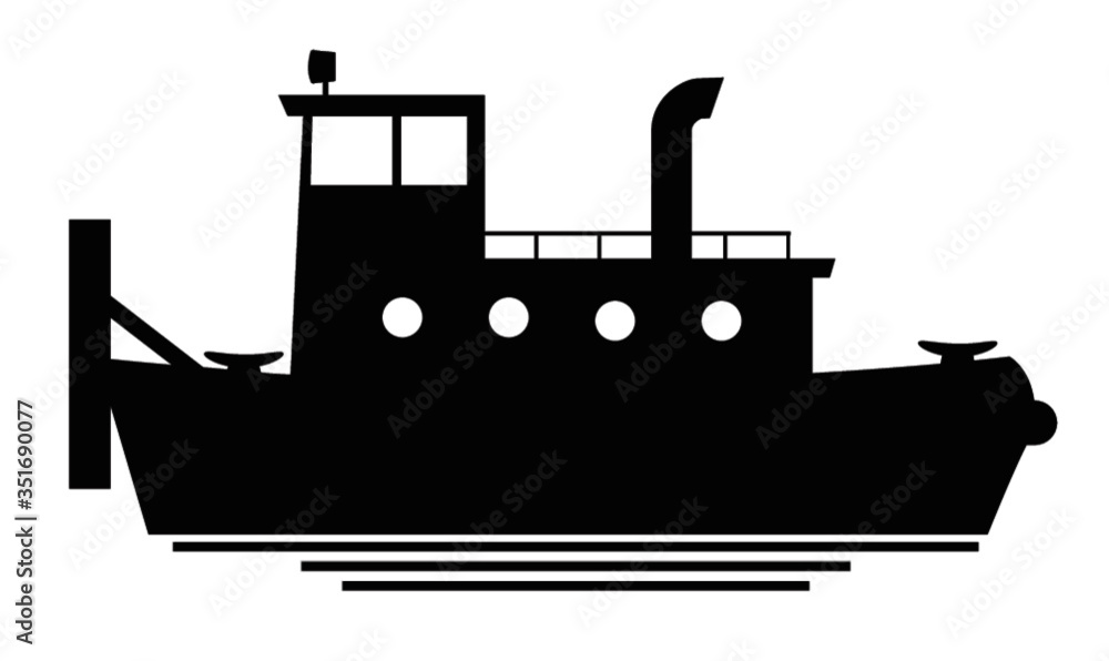 tow boat icon tow boat icon