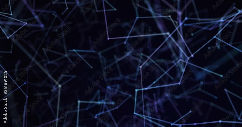 Animation of blue and purple light trails on blue background Animation of blue and purple light trails on blue background