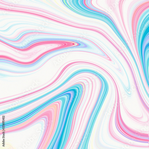 abstract colorful pastel rainbow marble lines holo glow background texture