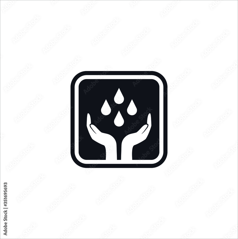 Washing hands vector illustration symbol graphic design Washing hands vector illustration symbol graphic design