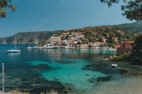 Assos village, Kefalonia Island, Greece.