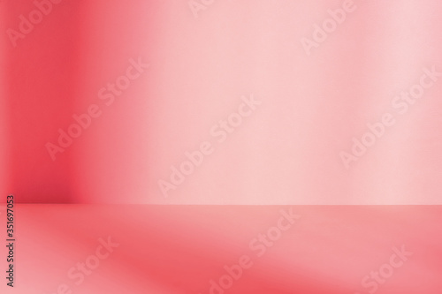 Pink studio space with wind...