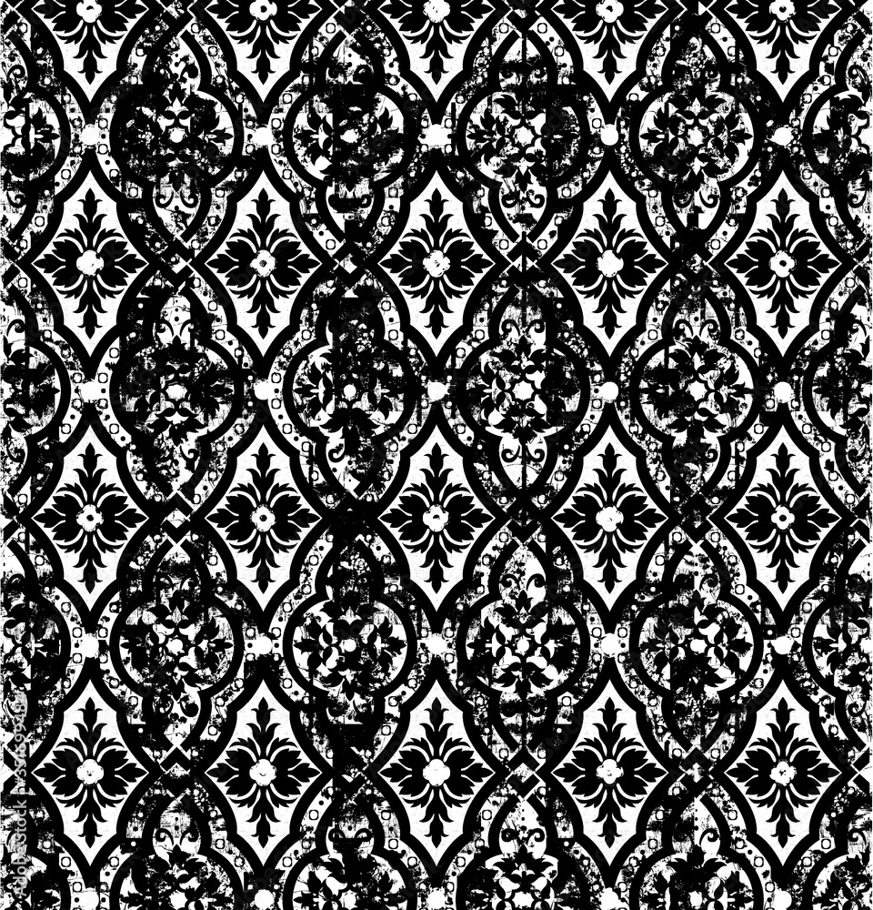 Abstract seamless pattern with abstract geometric style. Repeating sample figure and line. For fashion interiors design, wallpaper, textile industry