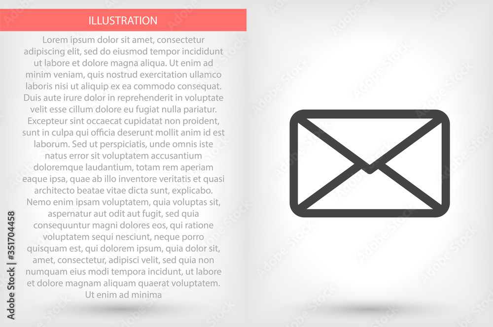 Sms vector icon , lorem ipsum Flat design Sms vector icon , lorem ipsum Flat design