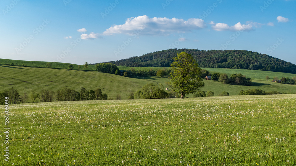 natural landscape in the national park sumava in czech republic natural landscape in the national park sumava in czech republic