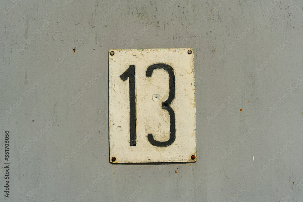 Number 13 Number 13
