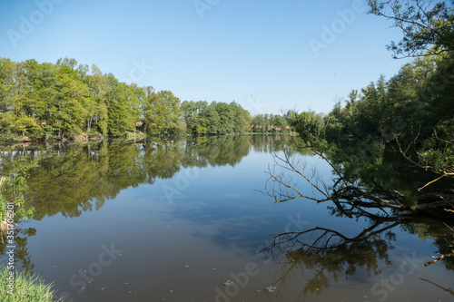 natural landscape in the national park sumava in czech republic © luciezr