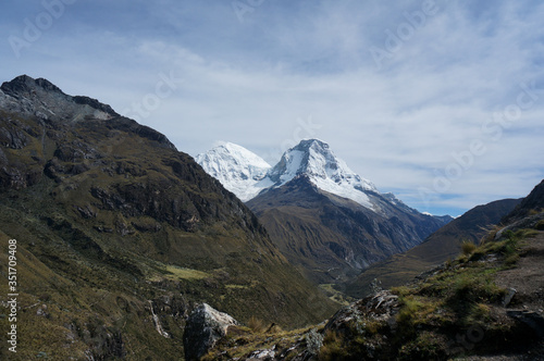 Mountains of Huascaran Park, Peru