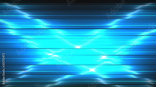 Cyberpunk glitch background. Neon glow. Digital TV glitch. Futuristic screen distortion. Display error texture. Cyberpunk bright glow. Sci-fi banner template. Stock vector illustration