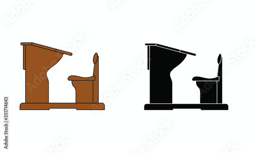 Soviet school Desk for primary classes