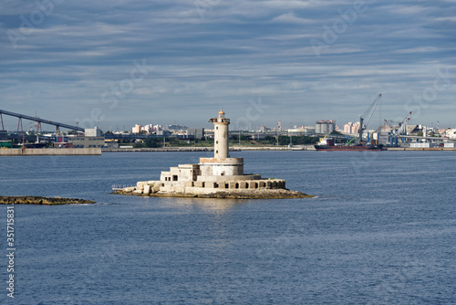 Cuadro en lienzo Italien - Brindisi - Hafen - Leuchtturm