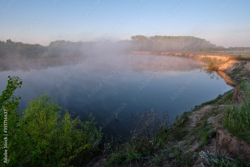 fog over the river