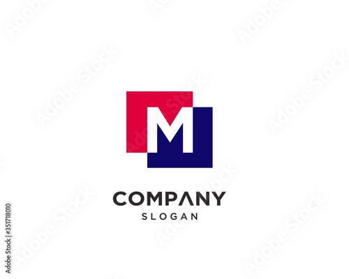 Letter M Creative Modern Logo Design Template