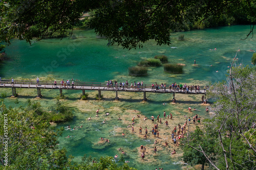 Obraz na płótnie Park Narodowy KRKA w Chorwacji w salonie