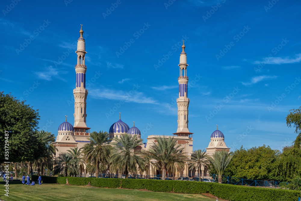Mosque in Mutrah in Muscat in Oman
