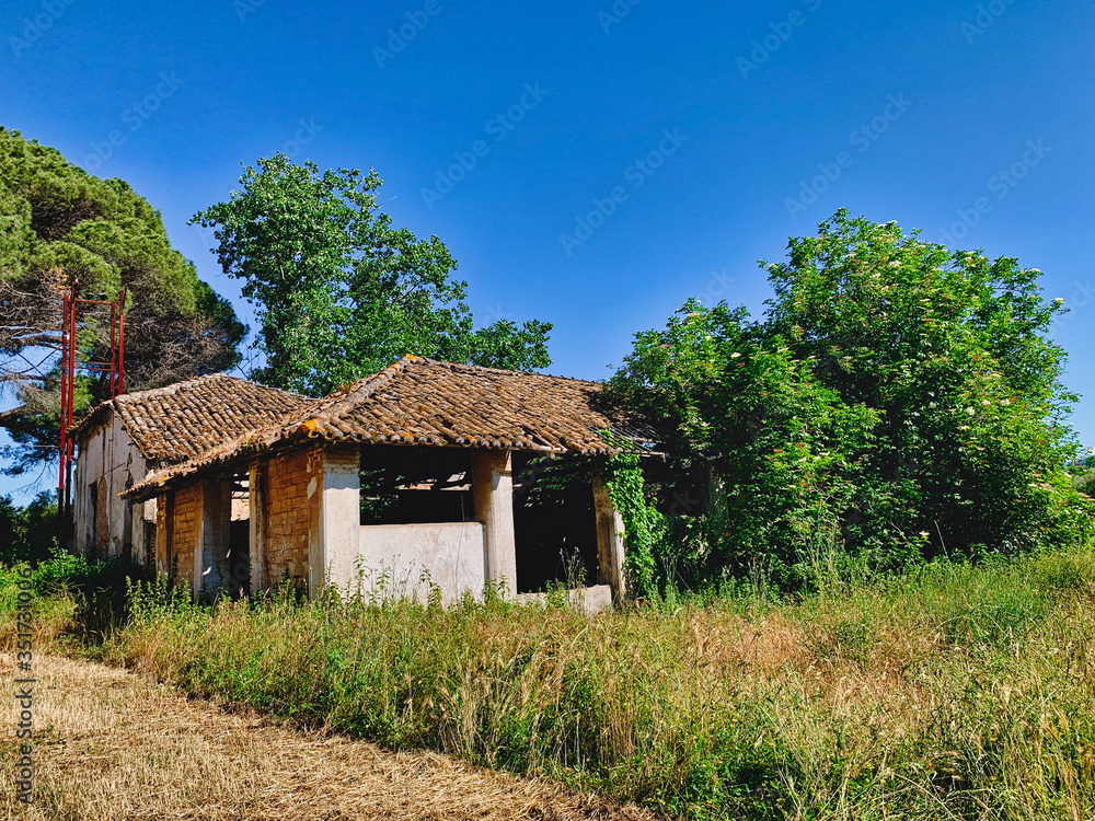old house in the countryside