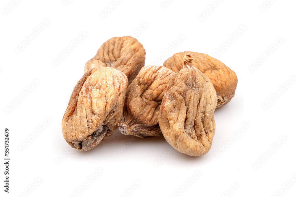 Organic Dried Persimmon (Hoshigaki) on white background Organic Dried Persimmon (Hoshigaki) on white background