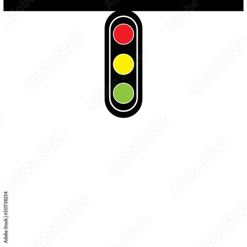 traffic light logo  vector