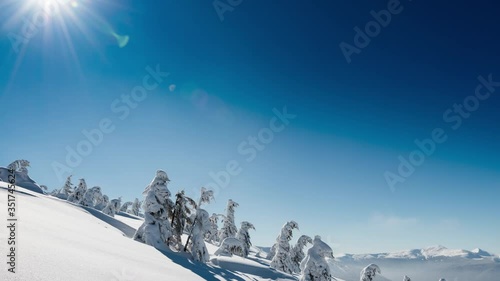 Beauty winter sun nature exploration ,UHD 4k timelapse, photographed on Nikon D800 camera.