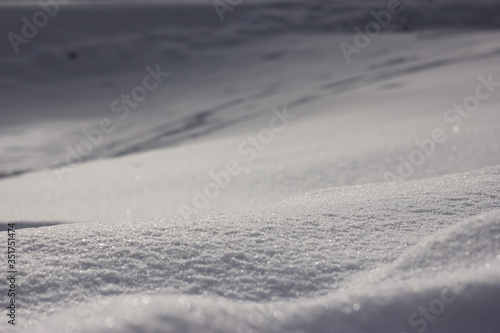 snow on the mountain