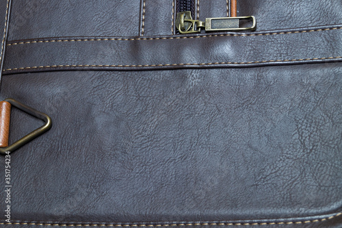 close up of a leather belt