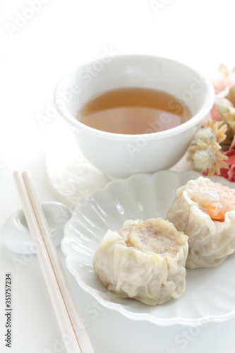 Chinese food, shumai steamed dumpling for yum cha food
