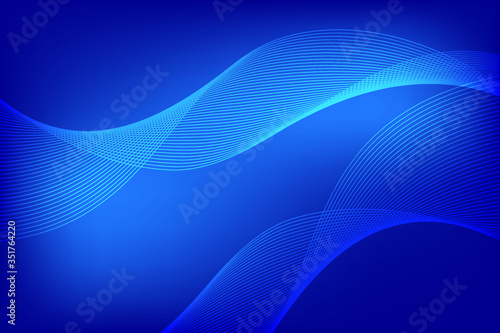 dark blue with light blue color combination wavy with white waves background 
