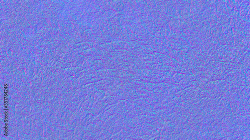 Wall wallpapers in normal map