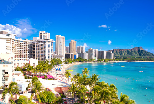 ハワイ　ワイキキビーチ