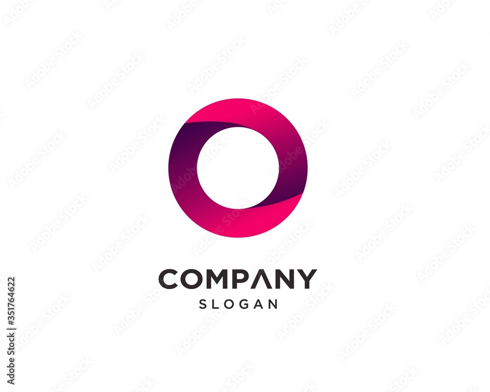 Creative Modern Letter O Logo Design template