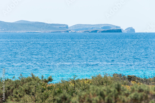 Sea landscape with the view of Cabrera Island, Majorca