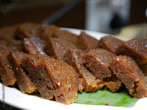 Variety of sweet bread for breakfast or snack. Variety sweet bread breakfast snack unhealthy. Caramel cake photo