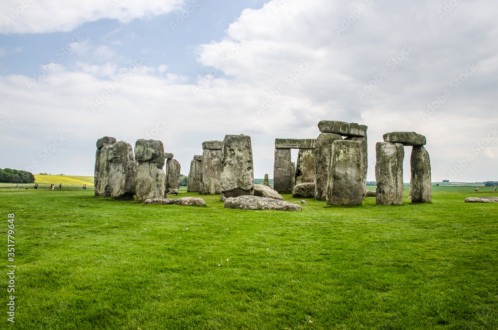 UNESCO world heritage Pre historic Stonehenge in England 