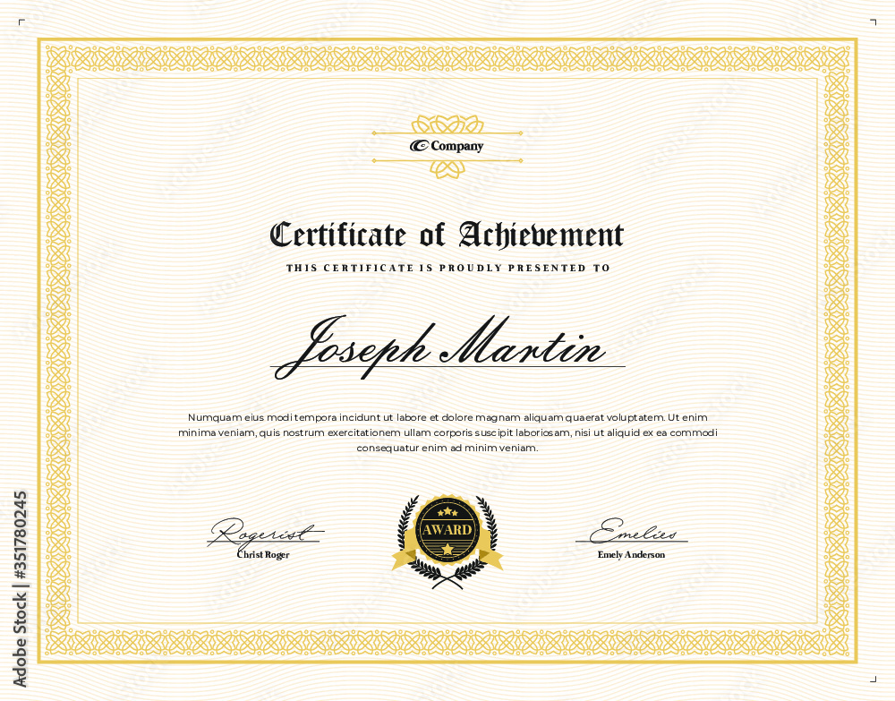 Certificate Certificate