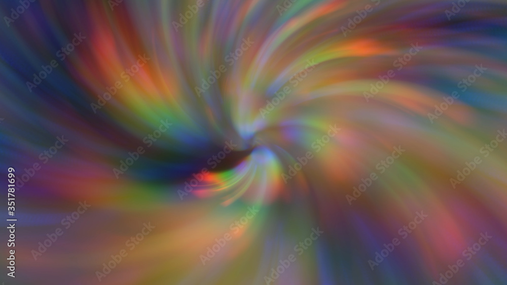 Fototapeta premium Abstract blurred background with dark rainbow lines