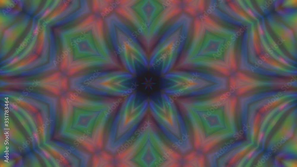 Abstract multi-colored blurred mandala background Abstract multi-colored blurred mandala background