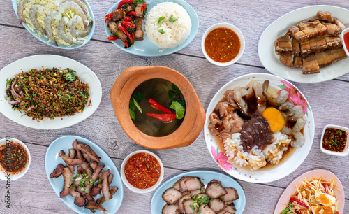 Thai Mixed Food Selections 