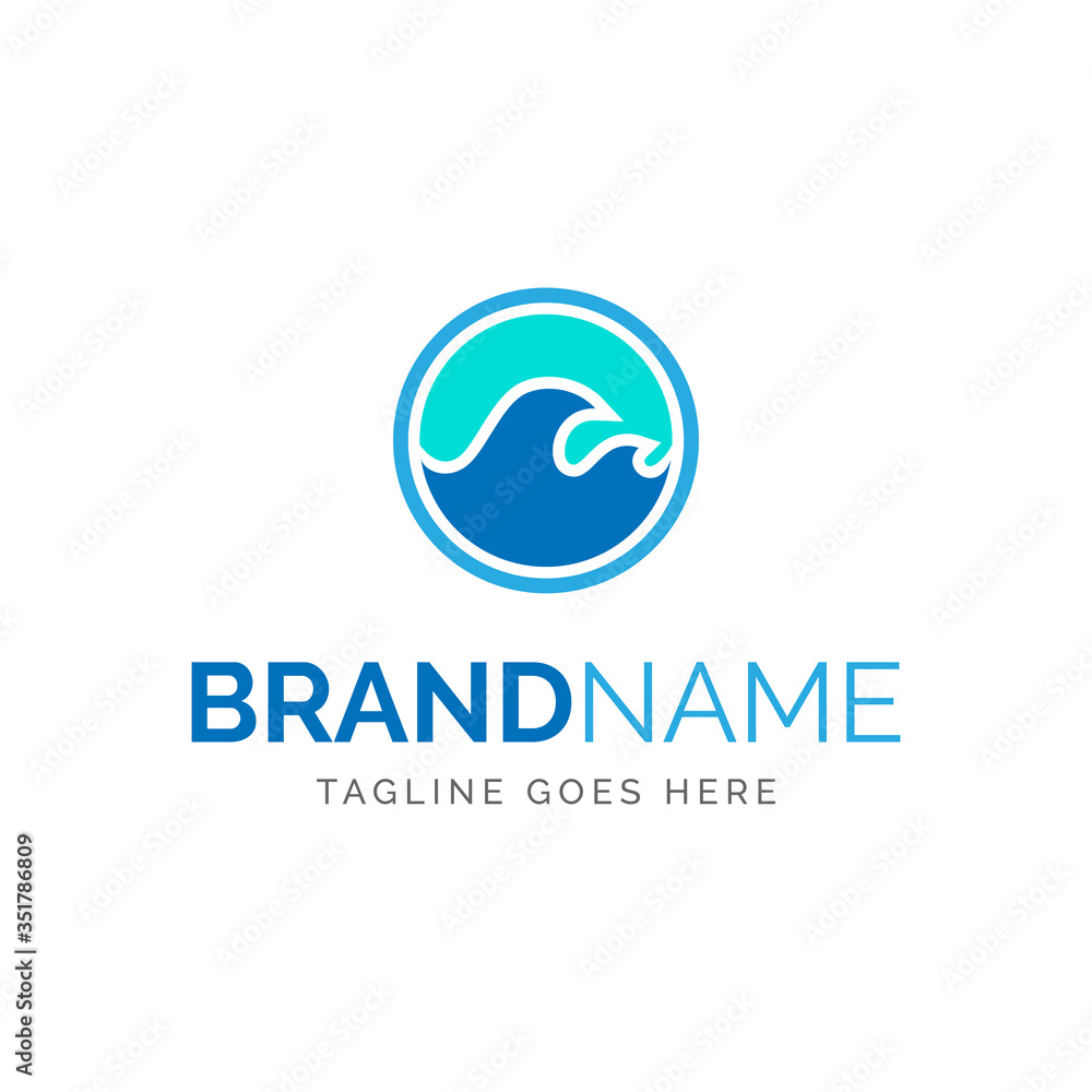 logo of circle wave logo of circle wave